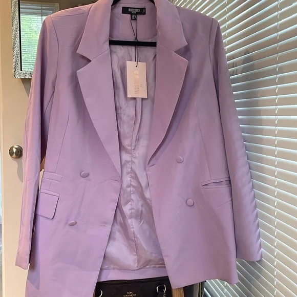 Lilac misguided blazer - Picture 1 of 5